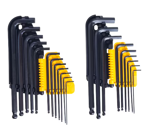 [3369258] JUEGO LLAVE ALLEN LARGA PTA RDA METRICO/PULGADAS 21 PZAS INDIVID. STANLEY 69-258