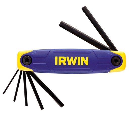 [4510764] JUEGO LLAVE ALLEN TIPO NAVAJA 1.5mm-6mm 7 PZ MILIMETRICA IRWIN 10764