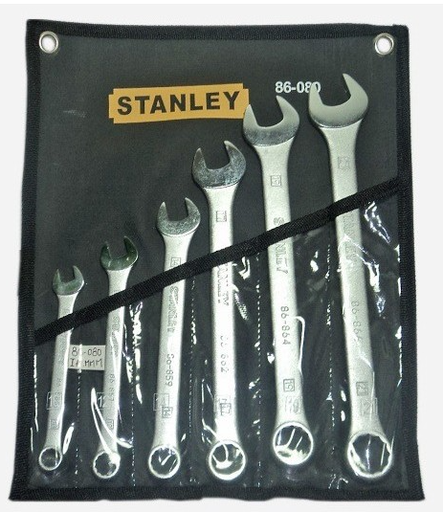 [3386080] JUEGO LLAVE MIXTA 10mm-21mm 6 PZAS STANLEY 86-080