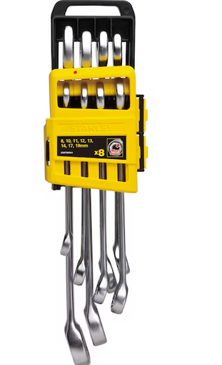 [3378099] JUEGO LLAVE MIXTA BASICA 8mm-19mm 8 PZAS STANLEY 78099-840