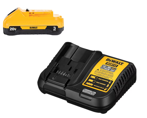 [46DCB230C] KIT DE BATERÍA 20V MAXXR DE 3.0 AH Y CARGADOR DEWALT DCB230C
