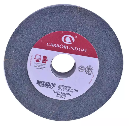 [53CPE601036] PIEDRA ESMERIL 6" X 1" X 1, 1/4" GRIS A36 CARBORUNDUM 66253487007