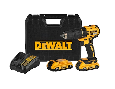 [46DCD7781D2] TALADRO PERCUTOR 1/2" INALAMBRICO 2 BATERIA 20V 2Ah+CARGADOR DEWALT DCD7781D2-B3
