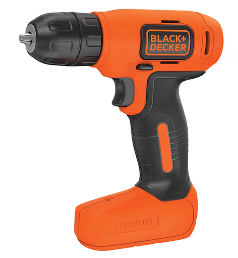 [43LD008] TALADRO ROTACION 3/8" INALAMBRICO 8V BATERIA 1.5Ah BLACK&DECKER LD008-B3